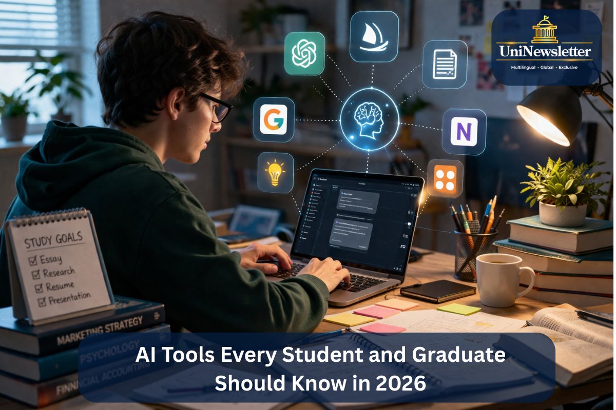 Outils d'IA que tout étudiant et diplômé devrait connaître en 2026