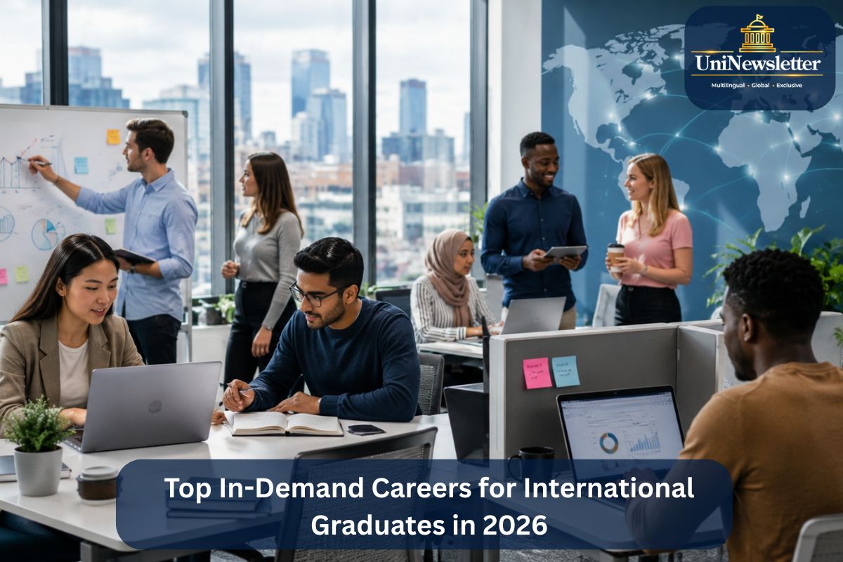 Principais carreiras em demanda para graduados internacionais em 2026