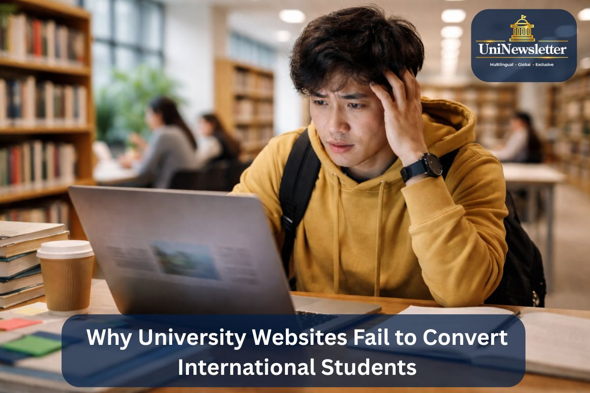 Pourquoi les sites web universitaires peinent à convertir les étudiants internationaux